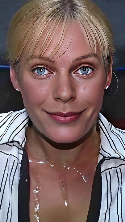 Sandra Jayde shows her face after a good cumshot