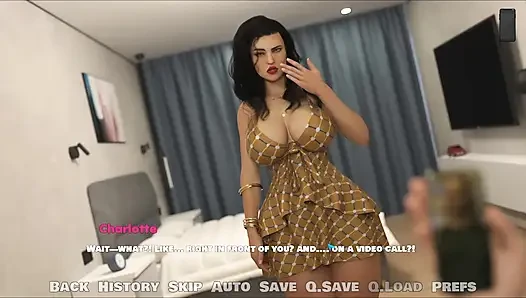 18 Plus Boy Eating Milf Pussy And Her Husband Watching It On Phone