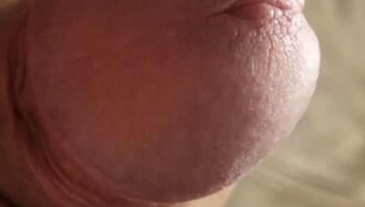getting up close and personal with the head of my penis