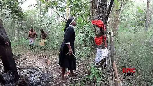 African Warriors Fuck Foreign Missionary