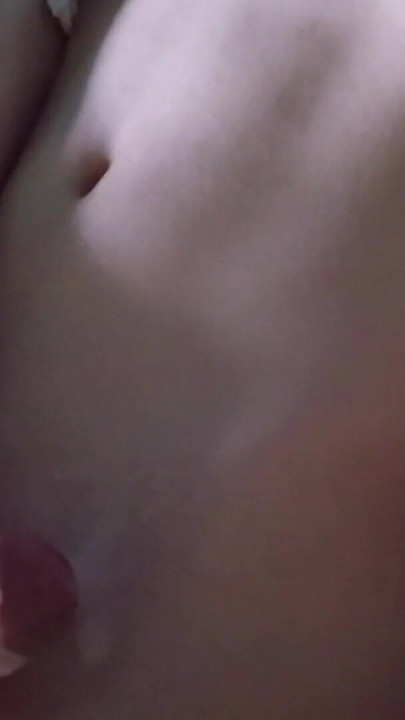 Smooth Asian Twink Cumming onto Snatched Belly in Bed | Clip 1