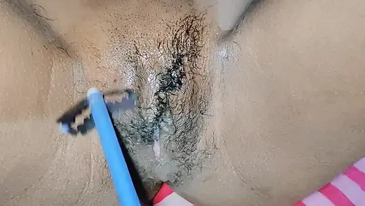 Step sister's hair and fucked her, my stepsister.