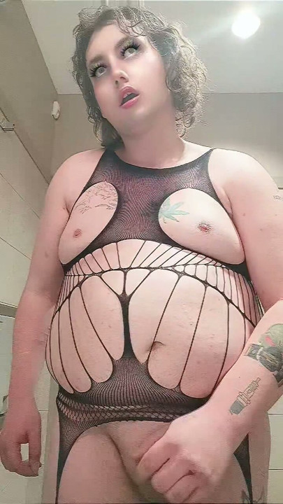 Sissy Danielle loves her new lingerie and vibrator