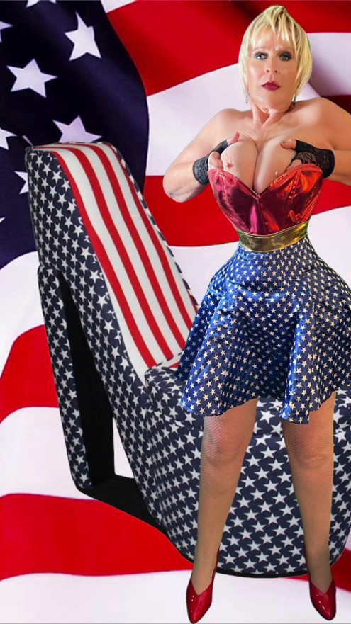 Granny America: Superior Cock Sucking Patriotic Slut 123024CAMS45M | Clip 3