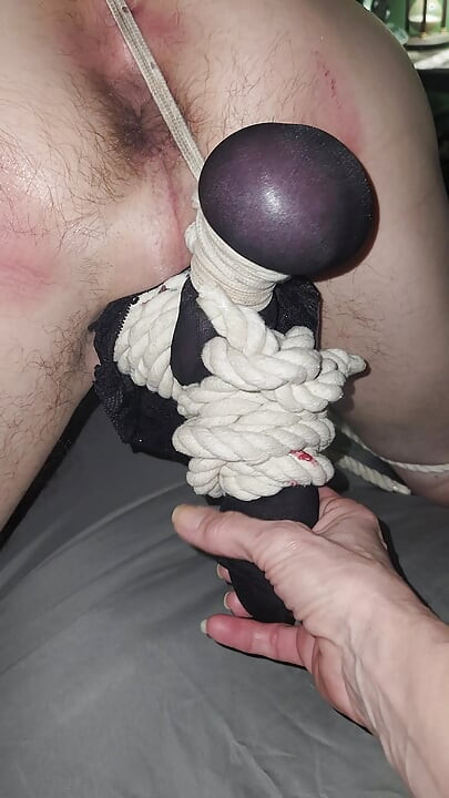 Goode girl tortura de nylon, algunas cuerdas y ballbusting