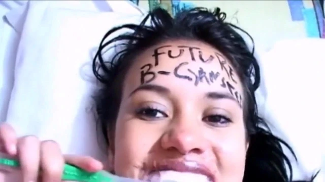 Good girl before to bed 47
