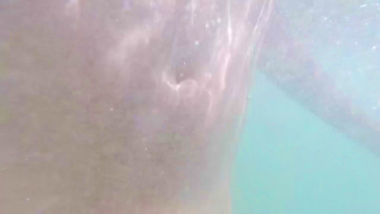 Capturing waves at a nude beach