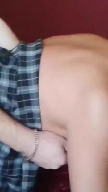 Must-see moment from "Cuckold. Treason. Real sex. Husband looks how lover fuck wife Milf doggystyle in bedroom on bed and"