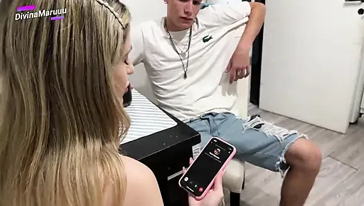 MILF Stepmother Has Sex with Her Stepson and His Best Friend