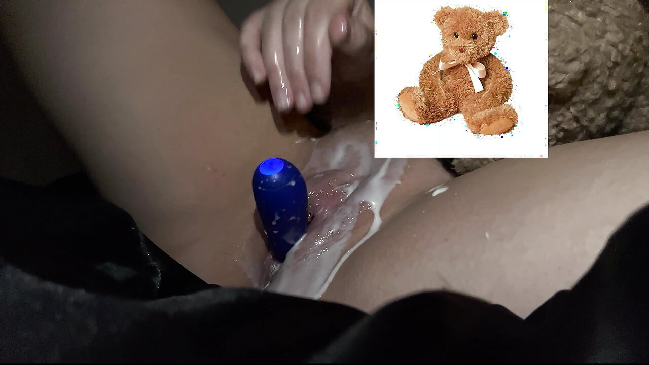 4k-ASMR YOGURT FOOD FETISH- KINKY STEPSISTER MASTURBATES WITH DILDO- CUMFLATION HENTAI-  -ARABIAN SNOWWHITE