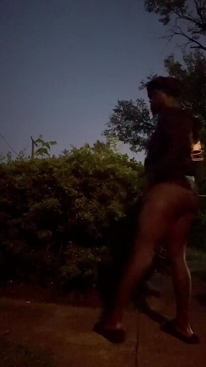 Stripping Naked Outside While Being Freaky As Fuck