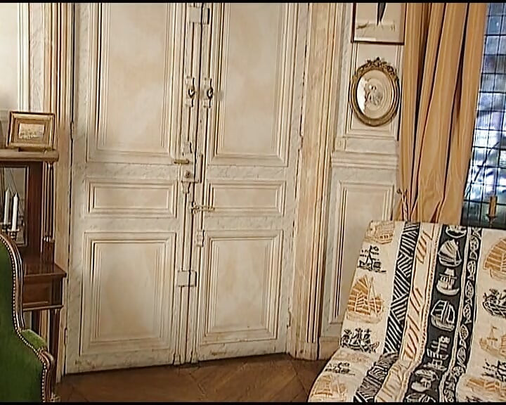 Sexy blonde German maid assfucked by black stud