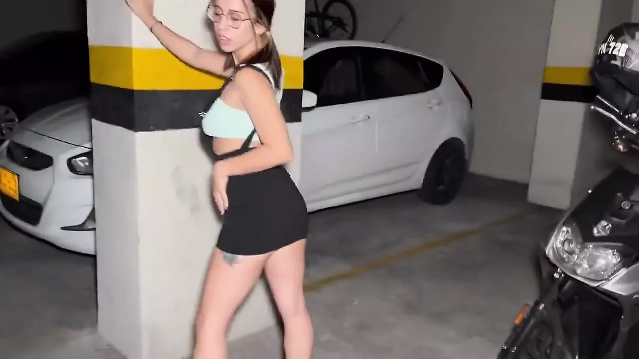 POV Petite Latina in Tight Skirt Gets Her Small Ass Fucked and Lots of Cum in Playground
