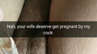 Condoms are for losers! I will get your wife pregnant