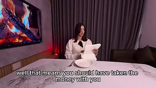 Sexy Girl Came on a Date, but She Had No Money