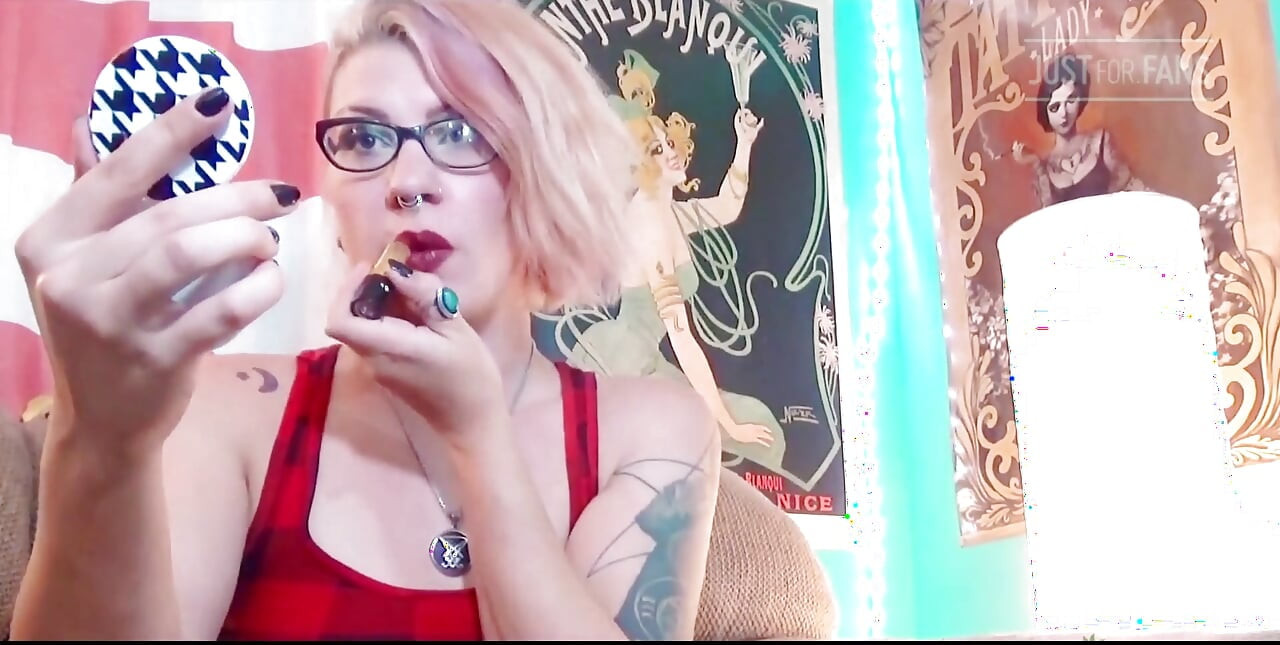 Deep Red Lips