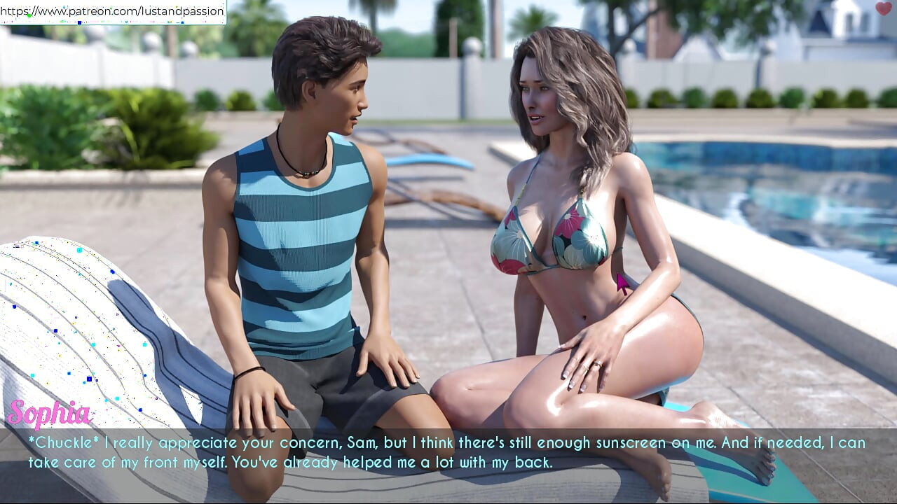 AWAM - Sam massage lotion on Sophia back