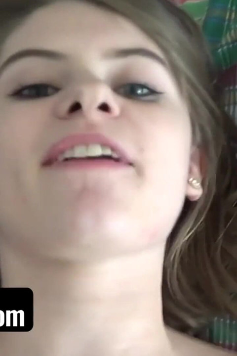 TeamSkeet - Gorgeous teen with phat ass and small tits giving blowjobs as present for holiday