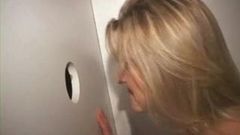 Naughty Nurse Fucking Perverts Gets a Creampie in the Gloryhole