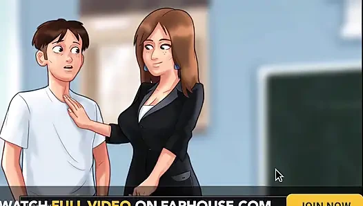 Summertime Saga - Jenny попросила меня помочь ей принять обнаженных