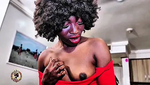 Rod cum on her pretty face