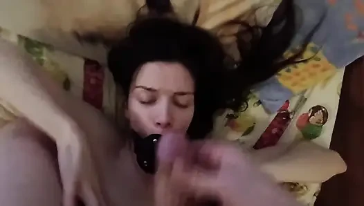 Gag in Mouth, Cum on Face