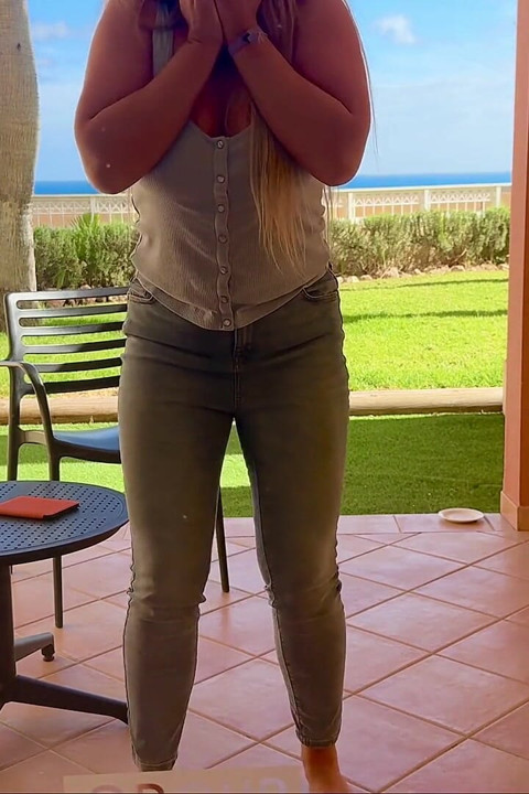 Locked on the Balcony - Desperate Piss in My Jeans