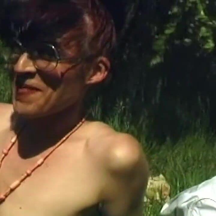 Brunette in Stockings Fucked Hard on Grass