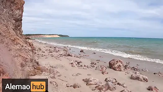 Wilder sex in mit Dreadhot am paradisiacalischsten Strand in Brasilien