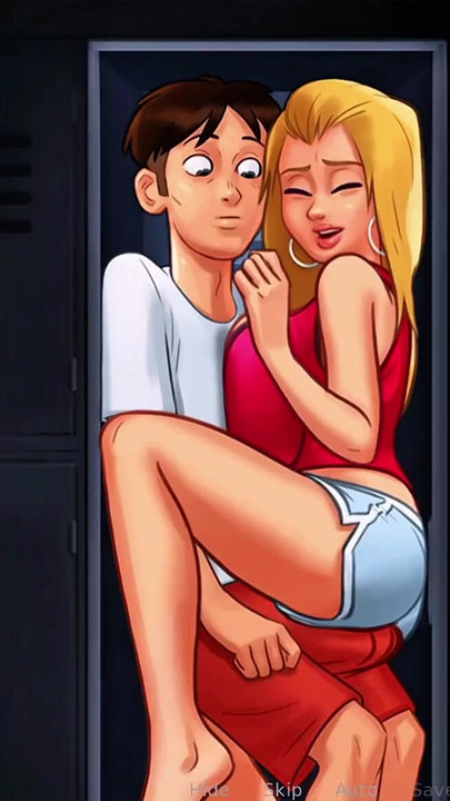 Roxxy was by her boyfriend inside their locker. (Summer Saga) | Clip 1