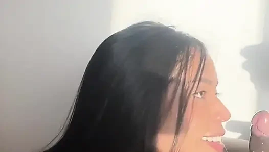 Aku nggak puas kalau mulutku dientot kontolnya dan aku memutuskan untuk ngentot kontolnya lebih enak - nysdel