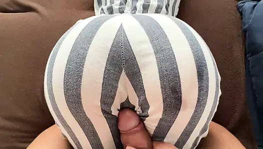 Cock Humping my stepsister's ass in jumpsuit