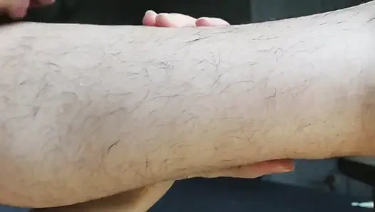 Экстремальное поклонение волосатой крупным планом