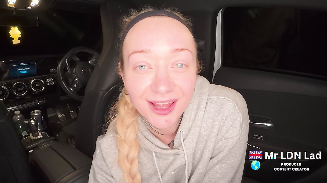 Dirty British Slut Sophia May Loves Mr LDN Lads CHAV 9inch Cock in Car POV