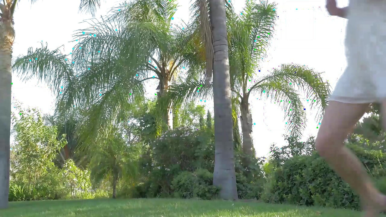 Two hot brunette babes play with each other