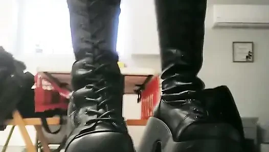 Demonia Over Knee Boots