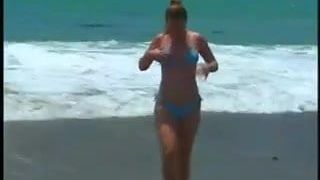 Papà - ha un&#39;orgia selvaggia in spiaggia