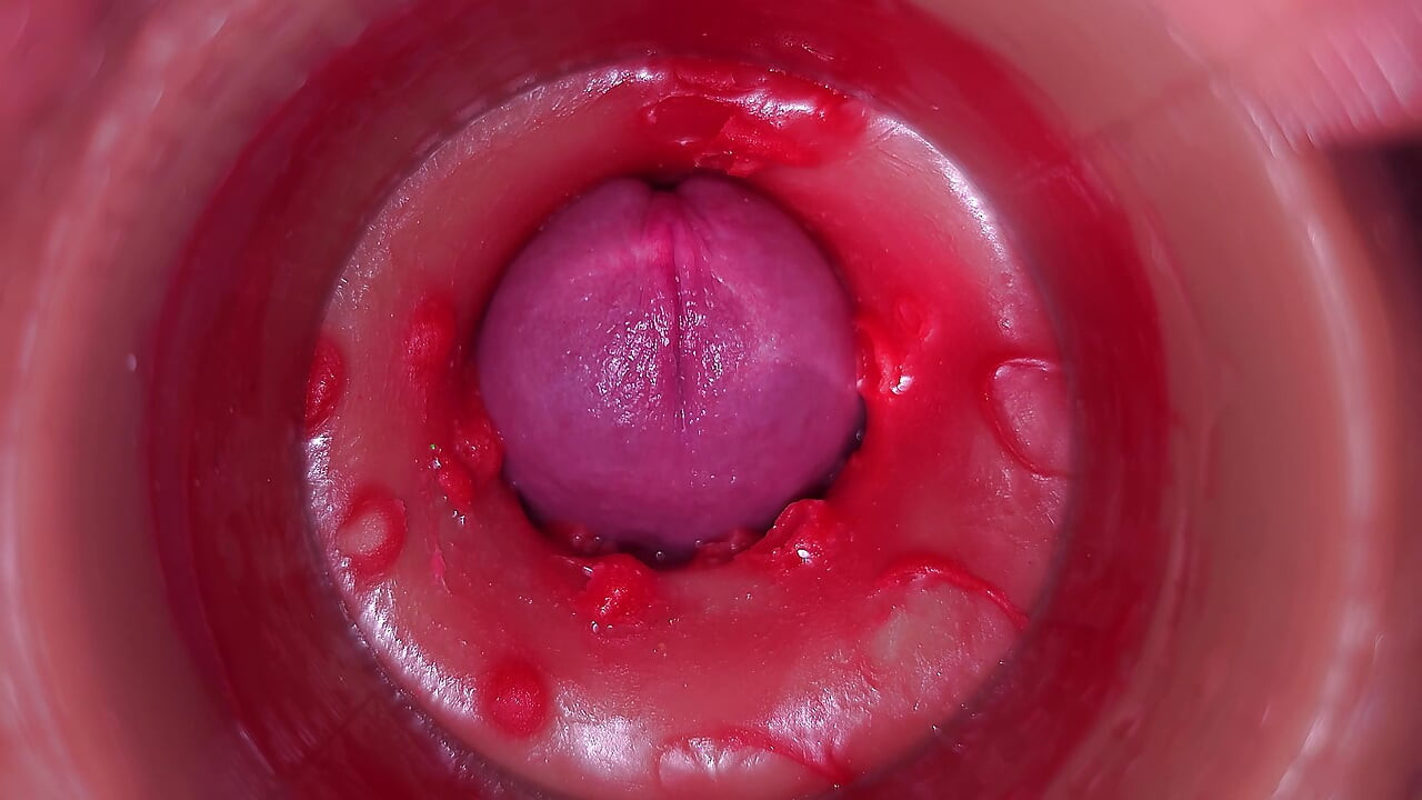 Camera in Vagina, Cervix POV, "Creampie" 4k