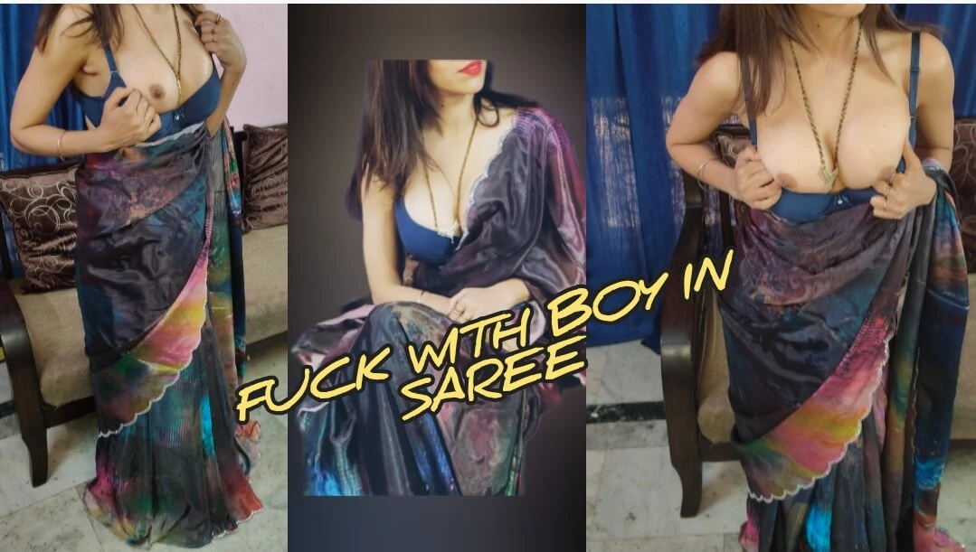 Saree Fuck in all Positions Husband Not in Home but Wife Record