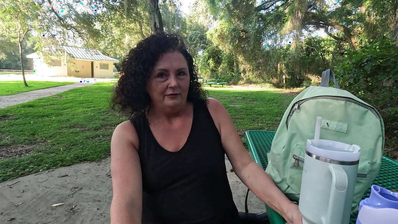 Lady in the Park was Lurking for a Stranger Cock