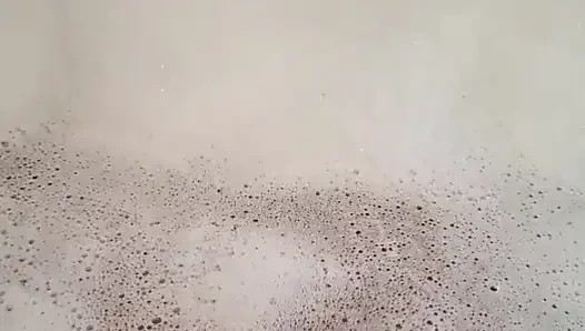 Soaking my tired feet