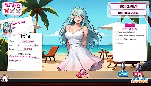 Ep2: Day 2: Beach Activities - Futa Zone Lewd Control