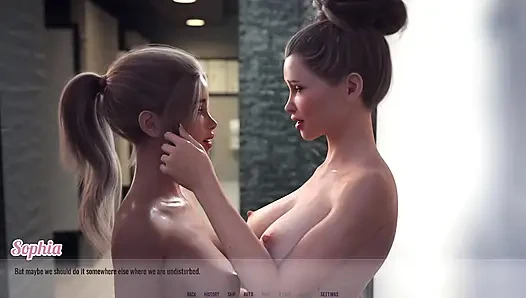 Awam 2 fyjo edition - ellie lagi asik jilat memek sophia pakai dildo ukuran XL