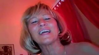 German granny boiler malkes fat hairy man cum twice (Pov)