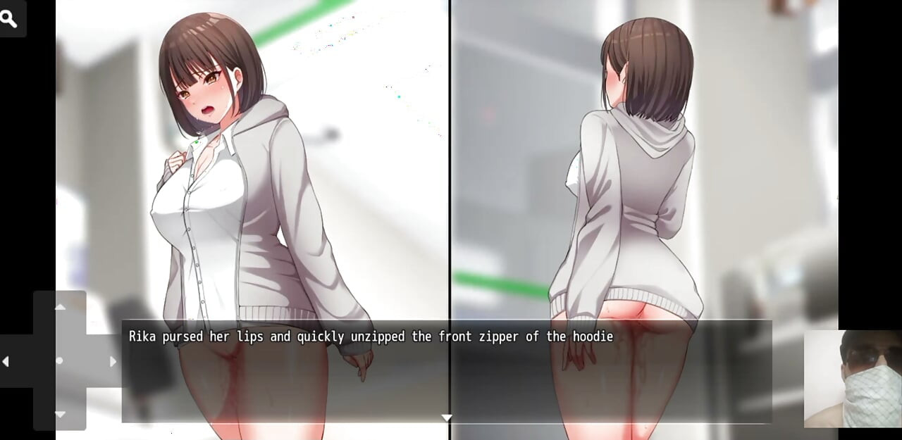 Nightwalk!Hentai game gameplay! Exhibitonist virgin girl masturate in public and got caught and fucked.