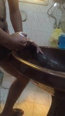 Slow Motion - Masturbating and milking my cock
