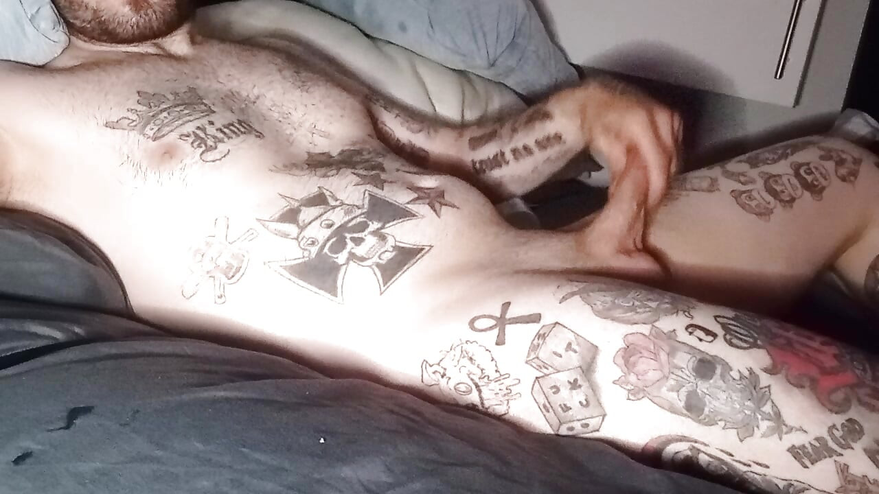 Hot guy rubbing his cock so nicely