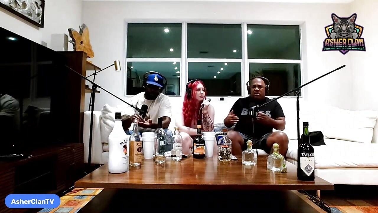 Asherclantv Podcast Bedrift Vuxna stjärnor Arietta Adams, Ace Bigs och Mrflourish Podcast Asherclantv