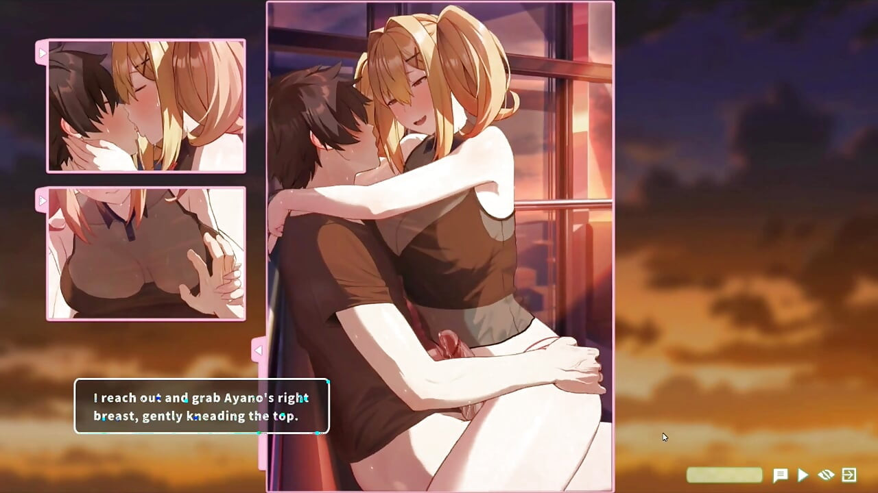 हेनतई गेम - Summer Clover - Ferris Wheel Sex - Ferris Wheel पर सुनहरे बालों वाली की चुदाई