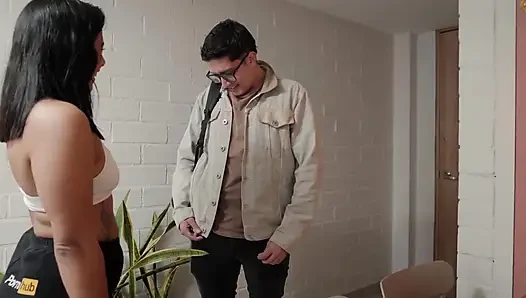 I My Mother-in-law and I Take Revenge in Her Mouth. While Visiting My Girlfriend